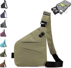 Anti Theft Travel Bag,Anti Theft Crossbody Bag, Sling Bag Travel Crossbody Bag for Women Men