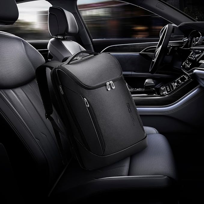 BANGE Business Smart Backpack Waterproof fit 15.6 Inch Laptop Backpack with USB Charging Port,Travel Durable Backpack