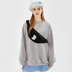 MAXTOP Large Crossbody Fanny Pack with 4-Zipper Pockets,Gifts for Enjoy Sports Festival Workout Traveling Running Casual Hands-Free Wallets Waist Pack Phone Bag Carrying All Phones