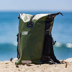 COR Surf 100% Waterproof Heavy Duty Backpack And Dry Backpack For Swimming, Boating Or Kayaking, Roll-top Design With Sonically Welded Seams And Padded Laptop Sleeve (40L, 21 x 15 x 8 Inches)