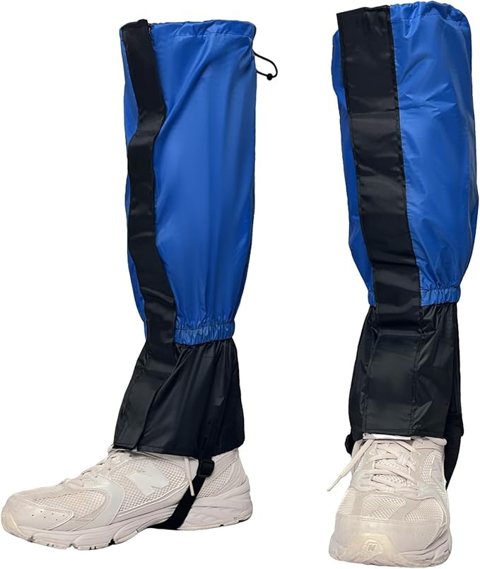 1 Pairs Gators for Hiking Boots,Adjustable Leg Gaiters for Women and Men Boots, Waterproof and Breathable Trail Gaiters for Hiking, Snow and Garden Weeding