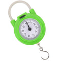 DOITOOL Portable Luggage Scale Manual Spring Hook Small Travel Suitcase Weight Scale High Precision Handheld for Travel and Home Use Fluorescent Green