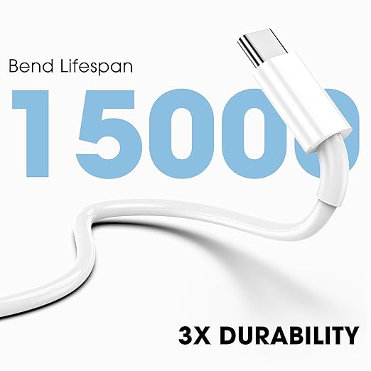 Apple USB C to USB C Charging Cable 3Pack 3ft, USBC Fast Charger Cord, 60W Type-C to Type-C Cable for iPhone 17/16 Pro Max Plus, iPhone 17 Air, iPad Air/Pro