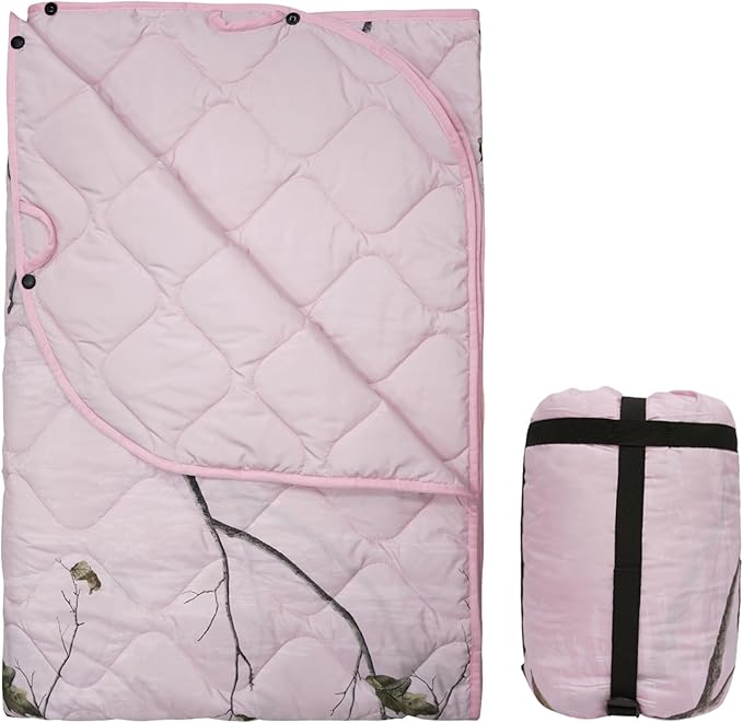 LOOGU Camo Blanket Waterproof Insulation Poncho Liner for Outdoor Camping, Hiking, Hunting, Survival, Backpacking, Picnicking