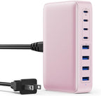 USB C Charger 200W USB C Charger Block,Upgraded GaN III 8-Port Fast Charging Station Hub,PD 65W Laptop Charging Adapter Compatible with MacBook Pro/Air,DELL,Steam Deck,iPhone 16/15/14,Galaxy S23/22