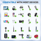 DOACE Voltage Converter US to Europe 350W Convert 220V to 110V for Curling Iron Straightener Shaver, Cordless Converter for European Travel with 2 USB A & 2 USB C Ports Charging