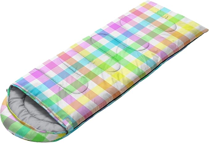 Sleeping Bags for Adults and Kids Backpacking Camping Sleeping Bags for Girls and Boys Lightweight Waterproof Cold/Warm Sleeping Bag for All Season