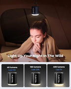 FLEXTAILGEAR Portable Air Pump with Camping Lantern Tiny Pump 2 / 2X 4kPa Air Pump for Inflatables Rechargeable Air Mattress Pump with Magnetic Design for Sleeping Pads, Pool Floats, Swimming Rings