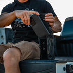 Iron Infidel Battle Bottle - 32 Oz Insulated Water Bottle with Straw Lid & Chug Cap, Stainless Steel Metal Tactical Flask With Rugged, Removable Sleeve for Keys & Phone or Wallet (Black Camo 1 Liter)