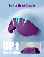 Sleep Eye Mask for Men Women, EVA BELLE Light Blocking Sleeping Mask for Side Sleeper, 3D Contoured Cup Night Blindfold, Lash Extensions 3D Sleeping Mask with Adjustable Strap for Travel, Night & Nap