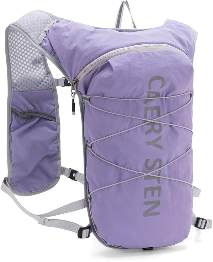 Carey STEN Hydrated Backpack, Running Vest, paired with a 1.5L Water Bag Hiking Backpack, Suitable for Running, Hiking, Marathon, and Both Men and Women