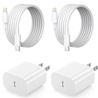 Long iPhone Charger Cord,[Apple MFi Certified]2 Pack 20W Type C Phone Charger Block 6FT USB C to Lightning Charging Cable for Apple iPhone 14/14 Pro Max/13 Pro/13/12 Mini/12 Pro Max/11 Pro Max/XS/iPad