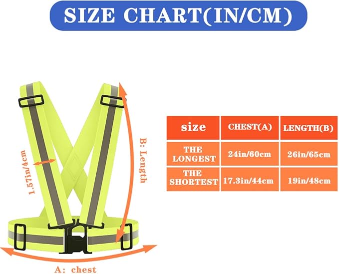 AYKRM 9 color High Visibility Reflective Vest Running Gear High Vis Adjustable Safety Vest