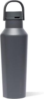 Corkcicle Classic Sport Canteen Insulated Water Bottle - Keeps Beverages Cold 25 Hours - Triple Insulated - Summer Drinkware Gift - Keeps Drinks Ice Cold - Leak-Proof Cap - 32 oz - Flint