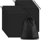 Shoe Bags for Travel, 15.7" x 11.8" Travel Shoe Bags for Packing, Large Waterproof Portable Drawstring Travel Shoe Storage Bag Travel Essentials Women for and Men (Black)