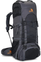 Bseash 60L Internal Frame Waterproof Hiking Camping Backpack with Rain Cover, Large Outdoor Sport Travel Daypack Rucksack