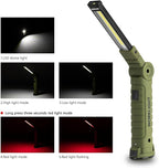 3 Pack Rechargeable LED Work Lights with Magnetic Base and 360° Rotation, 5 Modes for BBQ, Camping, Reading, and Car Repair