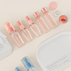 Travel Bottles Set - TSA Approved Leak Proof Squeezable Containers for Toiletries, Conditioner, Shampoo, Lotion & Body Wash Accessories (Upgraded-pink)