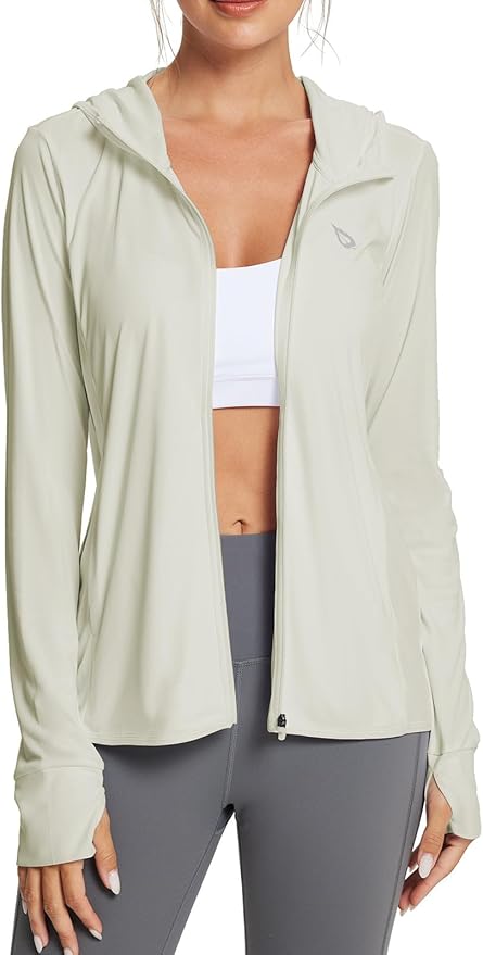 baleaf Women's Sun Protection Jacket Hoodie Clothing Lightweight Long Sleeve Sun Cover Up Shirt
