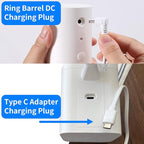 Solar Panel Charger for Ring Camera, Compatible with Ri ng Stick Up Cam, Stick Up Cam Pro, Ring Spotlight Cam Plus/Pro, 6W5V 13ft Charging Cable (White-2Pack)