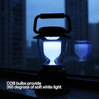 Camping Lantern Battery Powered Decorative Variable Power Retro Light, Adjustable Brightness Dimmable Camping Lamp for Hiking, Fishing, Repairing and Emergency Lighting 4 Pack (4)