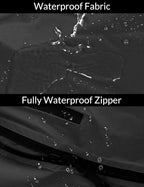 baleaf Men's Rain Jacket Waterproof Windbreaker Raincoat Running Cycling Hiking Gear Hood Lightweight Reflective Packable