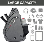 INOXTO Sling Bag, Multipurpose Crossbody Shoulder Bag for Men and Women