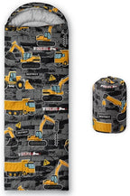 Kids Sleeping Bag for Boys Girls,Rocket Moon Print-Lightweight Warm Portable Outdoor Indoor-Waterproof Cold Weather Resistant Sleeping Bag for Camping Hiking