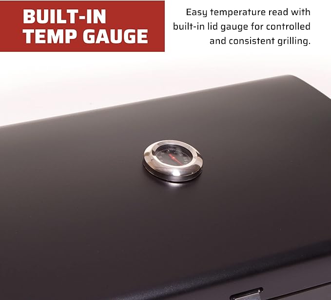 Camp Chef Deluxe BBQ Grill Box, Single Burner Accessory, Cooking Dimensions: 14 in. x 16 in, Black