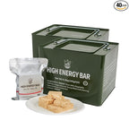 Meal Ready To Eat Emergency Food Rations, Long Self Life Survival Food Bars, High Eneger Bars for Camping, Hiking, Military，Outdoor Disaster, 40 Pack with 2 Tin Boxes