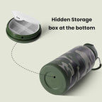 BOTTLE BOTTLE 32oz Insulated Water Bottle Stainless Steel Sport Water Bottle with Straw Dual-use Lid Design for Gym with Pill Box