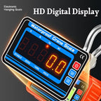 3000kg / 6600lbs Digital Crane Scale, Waterproof Industrial Scale with Remote, Rechargeable Hanging Scale Division 0.5kg with Shackle & Hook, Highly Visible LED Display