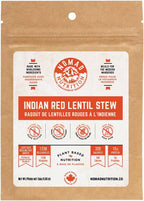 – Indian Red Lentil Stew | High Energy, All Natural Ingredients | Plant-Based & Non-GMO| Just Add Boiling Hot Water | 112g / 4oz (Pack of 1)