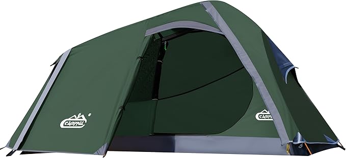 1 Person Backpacking Tent Waterproof Windproof Single Person Tent Lighweight Compact One Person Tent for Camping, Hiking