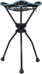 GRAND TRUNK Compass 360 XT Extra Tall Swivel Stool - Compact 260lb Capacity Portable Outdoor Seat for Camping & Travel (Brown)