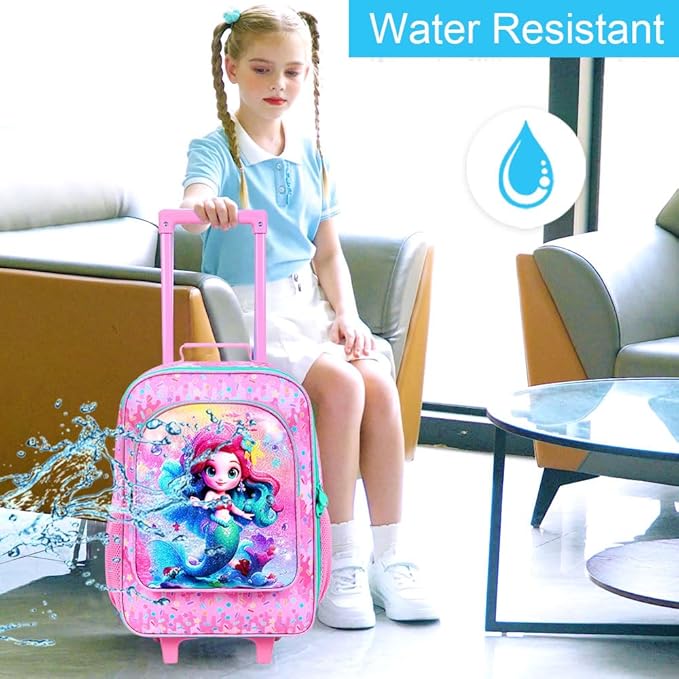 WZLVO Kids Luggage for Boys and Girls, Cute Dinosaur Unicorn Rolling Wheels Suitcase for Toddler Children