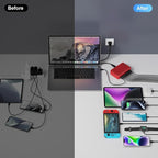 USB C Charger 200W USB C Charger Block,Upgraded GaN III 8-Port Fast Charging Station Hub,PD 65W Laptop Charging Adapter Compatible with MacBook Pro/Air,DELL,Steam Deck,iPhone 16/15/14,Galaxy S23/22