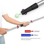 SANLIKE Tarp Poles Telescoping Tent Poles, 96" Aluminum Canopy Poles Extendable Pole for Awning Shelter Camping Backpacking Hiking Picnic, Set of 4, Silver