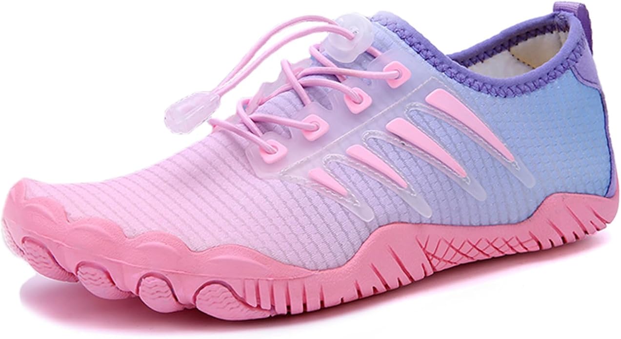 Water Shoes for Men Women, Quick-Dry Barefoot Aquashoes for Beach Swim, Water Sports Like Surf Kayak Yoga, Water Park