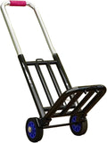 Heavy Duty Folding Hand Truck Portable Stair Climber Trolley & Luggage Cart Adjustable PU Wheels for Outdoor Use Foldable Transport Solution for Easy Carrying