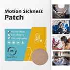 (2026 New) Motion Sickness Patches Non-Drowsy, 100% Natural Motion Sickness Patch(Efficient– Lasts 72 Hours)-for Car Airplane Ship Altitude Sickness(Travel Essentials)-for Adults and Kids(30 Count)