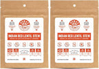 – Indian Red Lentil Stew | High Energy, All Natural Ingredients | Plant-Based & Non-GMO| Just Add Boiling Hot Water | 112g / 4oz (Pack of 1)