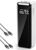 140W Power Bank,40,000mAh 3 USB-C-Port Laptop Portable Charger(148Wh), Digital Display,PD3.1 Fast Charging External Battery Pack Compatible with PC/iPhone 16/15/14/15 Series and More