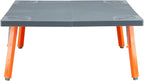 Crazy Creek Pack Table, Compact 12" x 12" Outdoor Folding Table, Gray and Orange