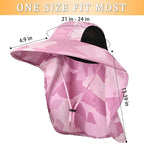 Sun Hat for Men Women with Neck Flap,UPF 50+ UV Protective Hiking Fishing Hats,Wide Brim Sun Hat for Women&Men