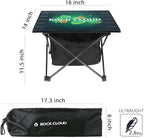 ROCK CLOUD Portable Camping Table Ultralight Aluminum Camp Table with Storage Bag Folding Beach Table for Camping Hiking Backpacking Outdoor Picnic, Limited Edition Tabletop