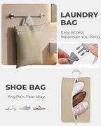 Percover Compression Packing Cubes 8-Piece Set, Packing Cubes Compression for Travel with Laundry Bag & Shoe Bag, Travel Organizer for Carry On & Checked Luggage, Camel