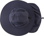 Home Prefer UPF 50+ Mens Wide Brim Fishing Hat with Neck Flap Sun Hat for Men Women Sun Protection Cap