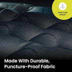 Luno Van Front Cab AIR Mattress - Inflatable Sleeping Van Bed for Travelers & Campers - Front Seat Air Mattress Fits Ford Transit, Mercedes Sprinter, RAM Promaster, Winnebago Solis & Other Vans