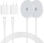 Magnetic Wireless Charger 2Pack Apple 10FT Magsafe Charger,Fast Mag-Safe Charging Wireless iPhone Charger Pad with Charging Plug for iPhone 16Pro Max/16Pro/16Plus/15Pro Max/15/14/13/12/AirPods3/Pro 2